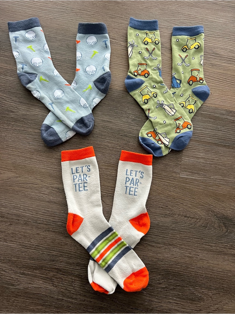 Fun Gold Socks